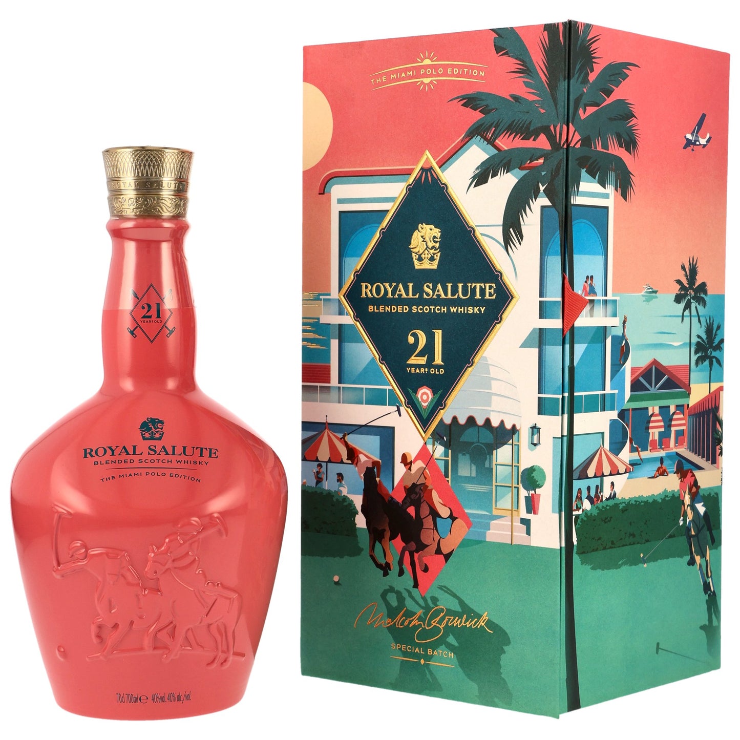 Chivas Regal Royal Salute 21 Jahre The Miami Polo Edition 40% vol. 0,70l