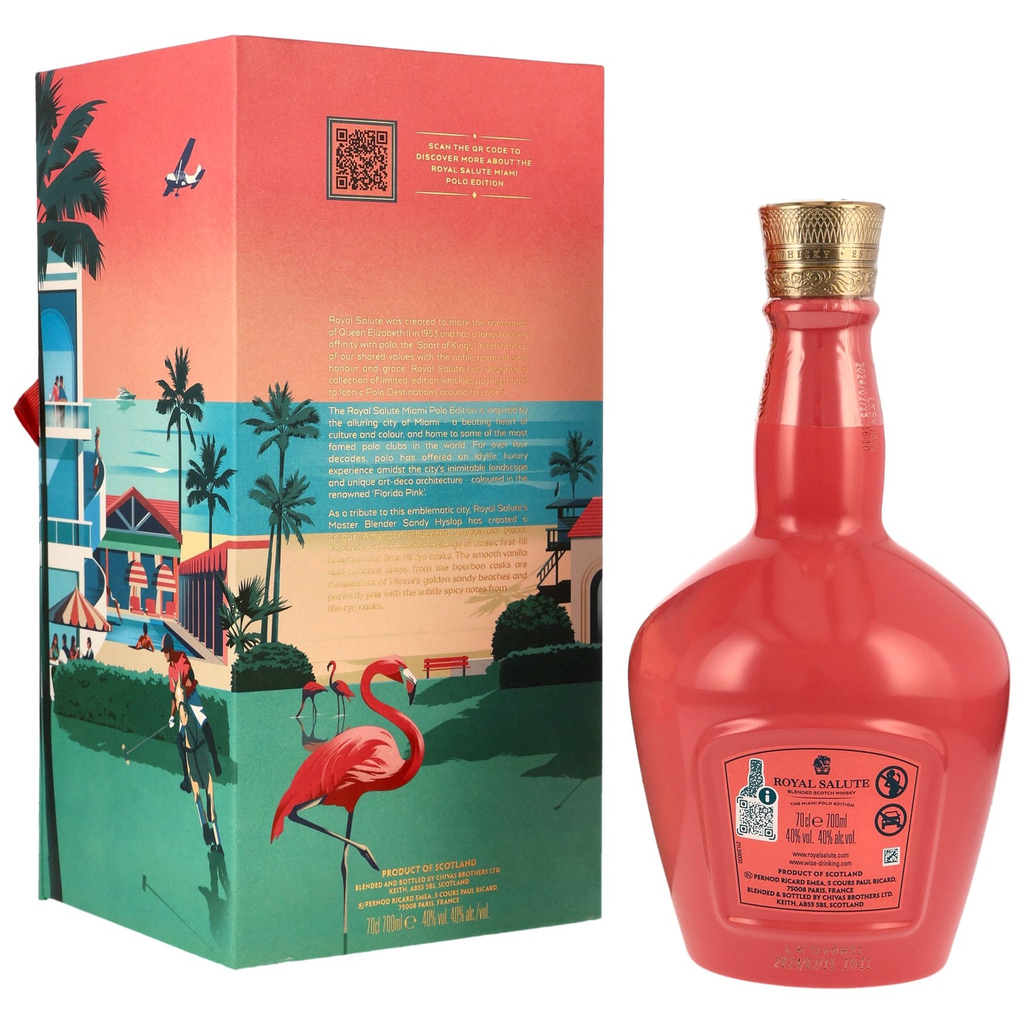 Chivas Regal Royal Salute 21 Jahre The Miami Polo Edition 40% vol. 0,70l