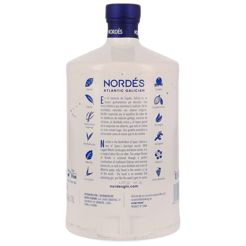 Nordes Atlantic Galician Gin 1 Liter //