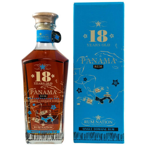 Rum Nation Panama 18 Jahre Decanter 40% vol. 0,70l