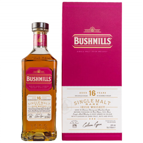 Bushmills 16 Jahre Three Woods Irish Whiskey 40% - 0,70l neue Ausstattung