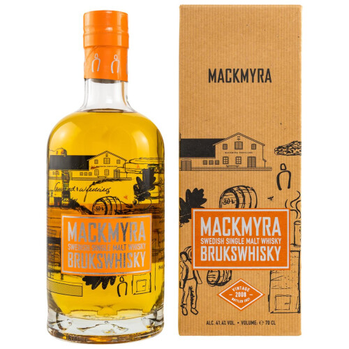 Mackmyra Brukswhisky 2008/2021 -13 Jahre 41,4% 0,70l