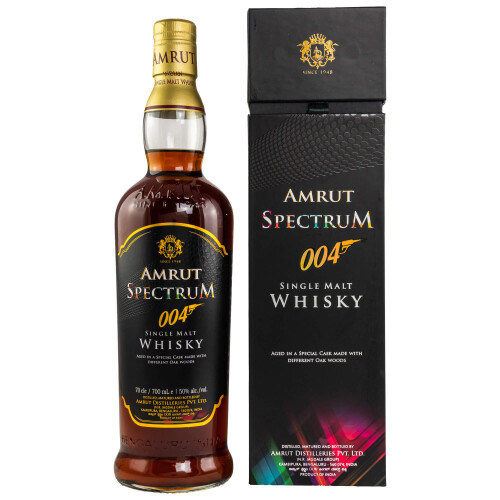 Amrut Spectrum 004 Edition 2021 Single Malt Whisky Indien 50% 0.70l