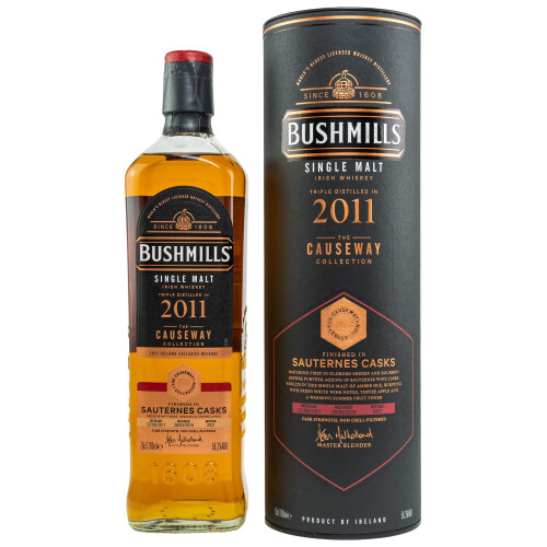 Bushmills Sauternes Cask Causeway Collection 10 YO 2011/2021 Irish Whiskey 0.70l 56,3% vol.