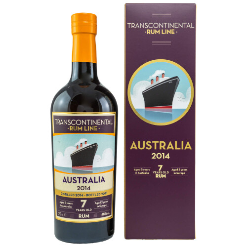 Australia 2014/2021 - 7 Jahre Transcontinental Rum Line 48% 0.70l