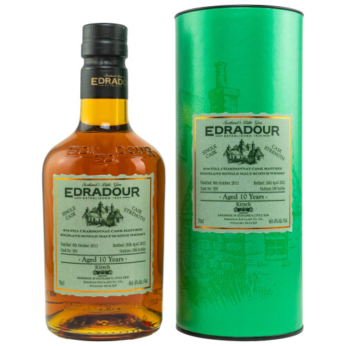 Edradour 2011/2022 - 10 Jahre Chardonnay Cask #395 (60,4% 0.70l)
