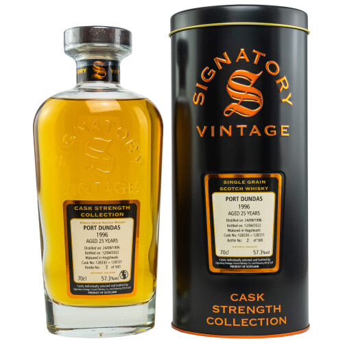 Port Dundas 1996/2022 - 25 Jahre Cask 128330+128331 Signatory Vintage Whisky