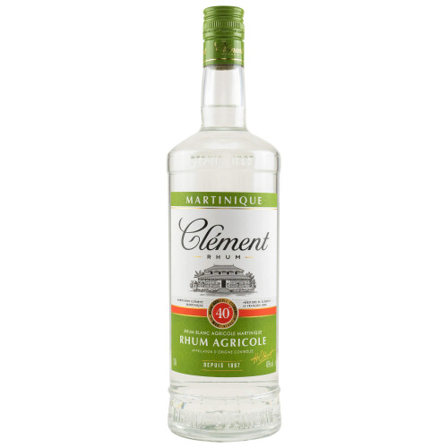 Clement Blanc Rhum Agricole Martinique 40% 1 Liter
