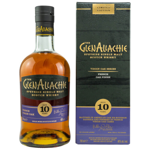 GlenAllachie French Wood Oak Finish 10 Jahre  - Speyside Single Malt Scotch Whisky