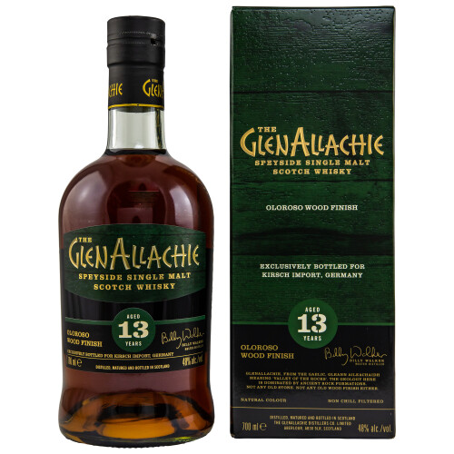 GlenAllachie 13 Jahre Oloroso Wood Finish  - Speyside Single Malt Scotch Whisky for Kirsch Import