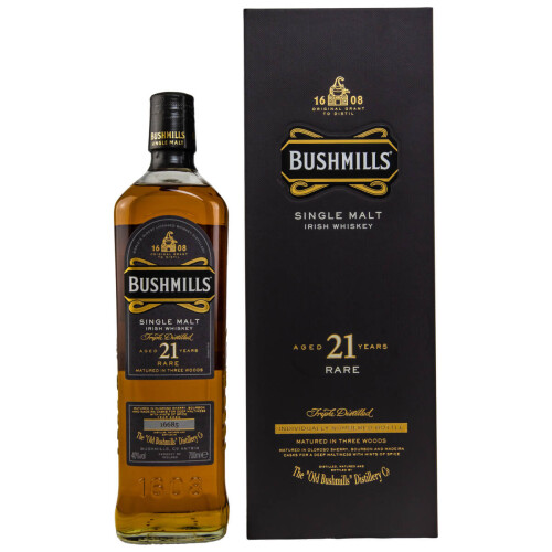 Bushmills 21 Jahre Single Malt Irish Whiskey Edition 2020 - 40% 0.7l