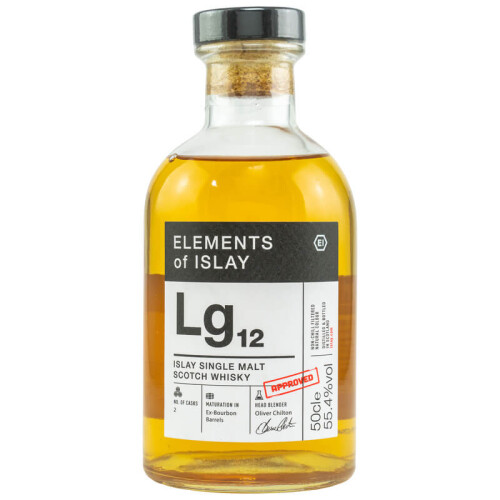 Elements of Islay Lg12 - Lagavulin Islay Single Malt Scotch Whisky - Elixir Distillers