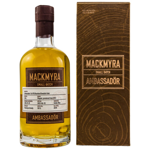 Mackmyra Ambassadör Small Batch Schwedischer Whisky 48,8% 0,50l