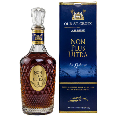 AH Riise Non Plus Ultra - La Galante Old St. Croix - Superior Rum Based Spirit Drink 43,4% 0,70l
