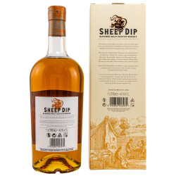 Sheep Dip Schottischer Blended Malt Whisky | 16 Single Malts - Oak Barrels - 40% 1 Liter