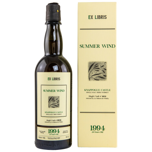 Knappogue Castle 28 Jahre 1994/2022 Ex Libris Summer Wind Single Cask #888138 | La Maison du Whisky | Irischer Single Malt Whisky - 52,2% 0,70l