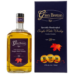 Glen Breton 19 Jahre Kanada Whisky 43% 0,70l