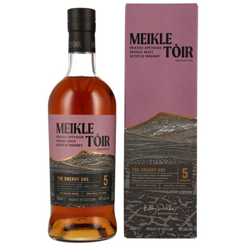 GlenAllachie Meikle Toir The Sherry One 5 Jahre Heavily Peated Whisky 48% 0,70l