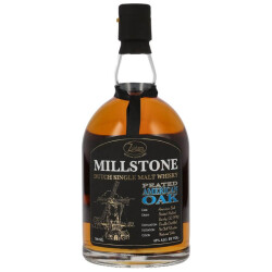 Millstone Peated American Oak Dutch Whisky 43% 0,70l