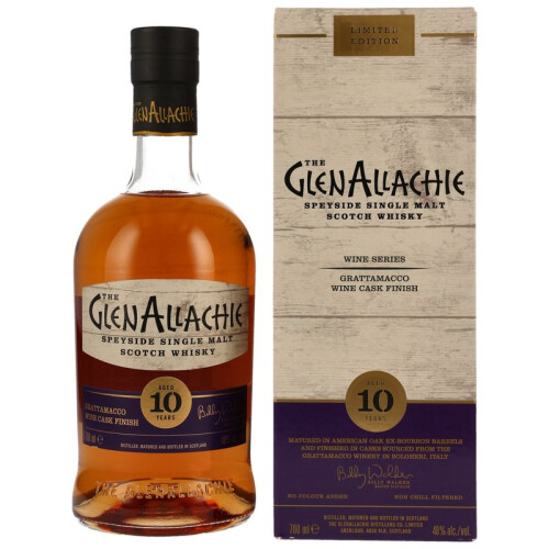 GlenAllachie 10 Jahre Grattamacco Cask Finish Whisky 48% 0,70l