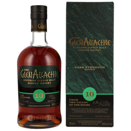 GlenAllachie 10 Jahre Cask Strength Batch 10 Whisky 58,6% 0,70l