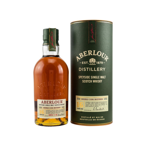 Aberlour 16 Jahre Double Cask Speside Single Malt Whisky Schottland 40% vol. 0.70l
