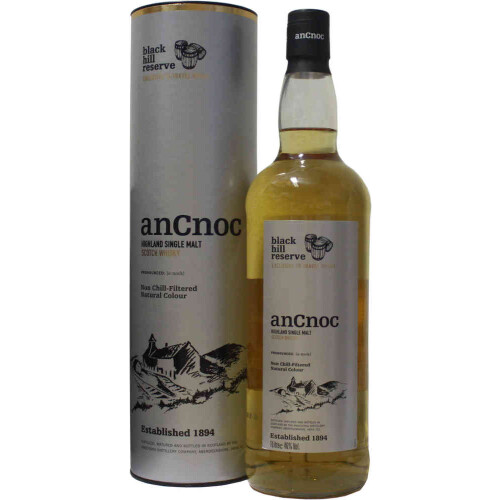 AnCnoc Black Hill Reserve Single Malt Whisky 46% vol. 1,0l