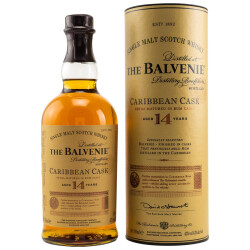 Balvenie 14 Jahre Carribean Rum Cask Whisky 43% 0,70l