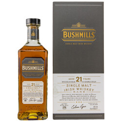Bushmills 21 Jahre Rare Irish Whiskey 40% vol. 0,70l -...