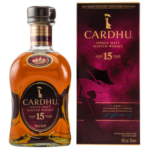 Cardhu 15 YO Single Malt Whisky 40% 0.70l