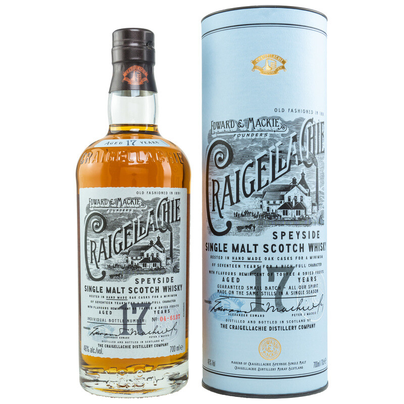 Craigellachie 17 YO Speyside Single Malt Whisky 46% 0,70l (147,86 € pro 1 l)