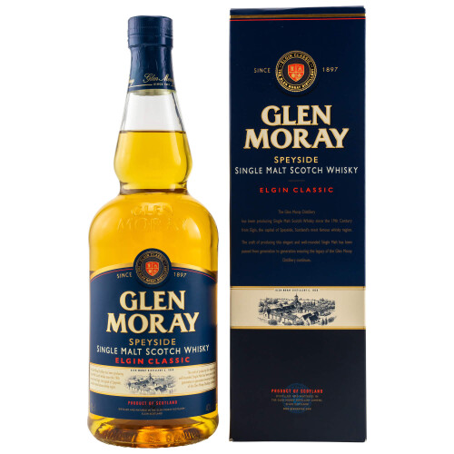 Glen Moray Elgin Classic Single Malt Whisky 0,7l 40%
