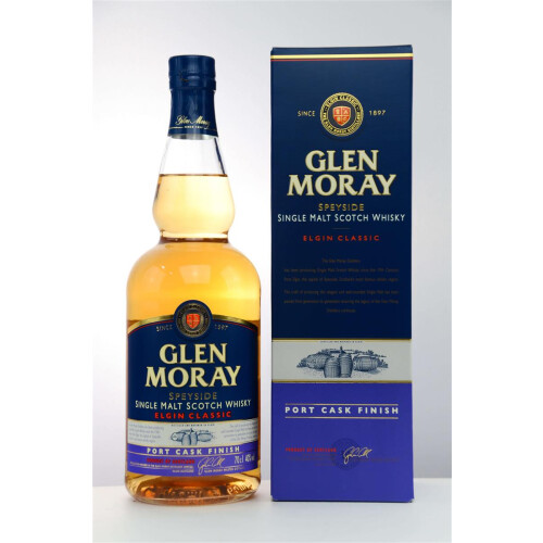 Glen Moray Elgin Port Cask Finish Single Malt Whisky 40% 0.70l
