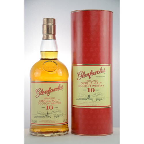 Glenfarclas 10 Jahre | Schottland Whisky | Speyside Single Malt Scotch | Tube - 40% 0,7l