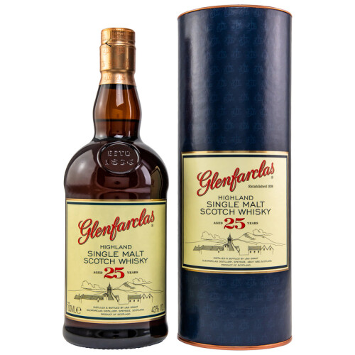 Glenfarclas 25 Jahre Single Malt Whisky 43% 0.70l