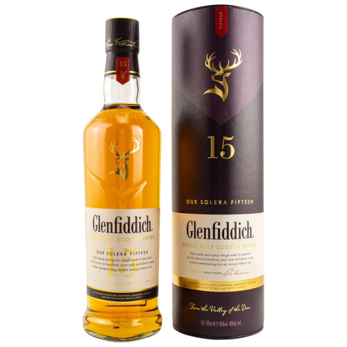 Glenfiddich 15 YO Solera Speyside Single Malt Whisky 40% 0,70l