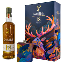Glenfiddich 18 Jahre Geschenkset Limited Design +...