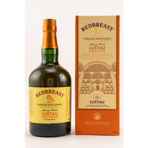 Redbreast Lustau | Edition Sherry Finish | Irish Whiskey | Single Pot Still - Triple Distilled | Geschenkbox - 46% 0,70l