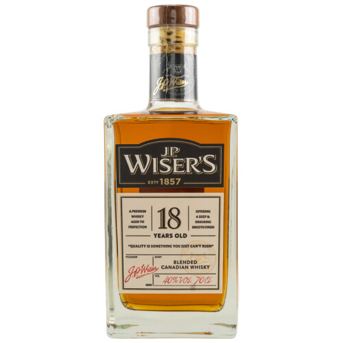 J.P. Wisers 18 Jahre Blended Whisky 0,7l 40%