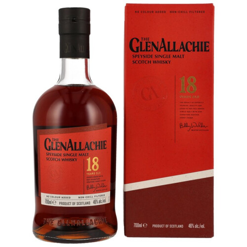 GlenAllachie 18 Jahre Speyside Single Malt Scotch Whisky - Pedro Ximenez, Oloroso & Virgin Oak