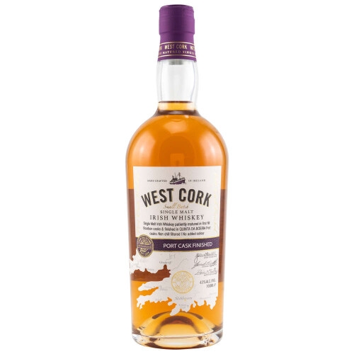 West Cork Port Cask Finish Irish Whiskey 43% 0,70l