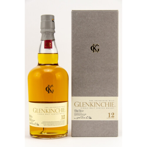 Glenkinchie 12 Jahre | Lowland Single Malt Scotch | Schottischer Whisky | Classic Malts of Scotland - 43% 0,70l