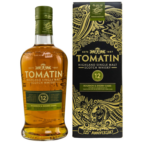 Tomatin 12 Jahre Bourbon & Sherry Casks Single Malt Scotch Whisky