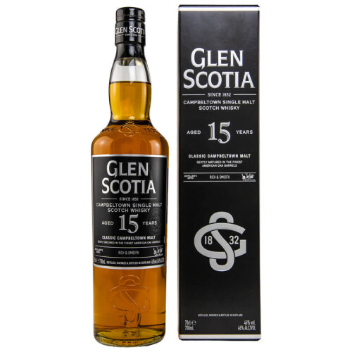 Glen Scotia 15 Jahre Single Malt Whisky 46% vol. 0,70 Liter
