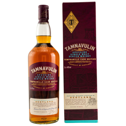 Tamnavulin Tempranillo Cask Single Malt Whisky 40% 1.0l