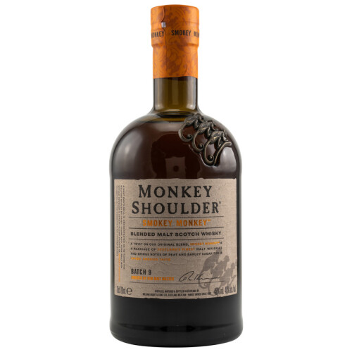 Monkey Shoulder Whisky Smokey Monkey Batch #9 40% vol. 0,70 Liter