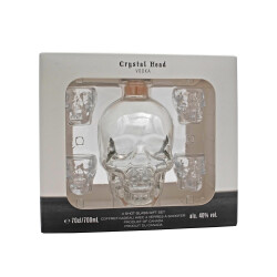 Crystal Head Vodka Set mit 4 Shotgl&auml;sern