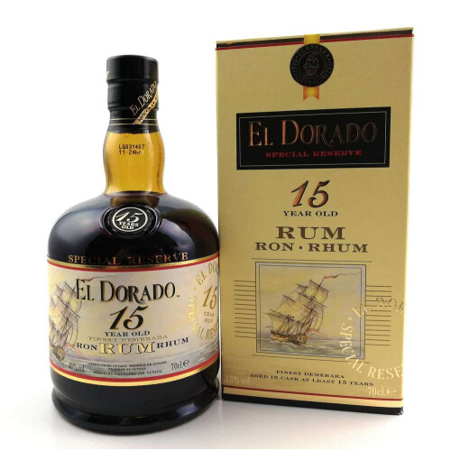 El Dorado 15 YO Demerara Rum (43% 0.70l)