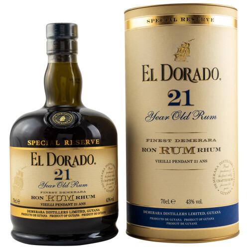 El Dorado 21 YO Special Reserve Demerara Rum (43% 0.70l)