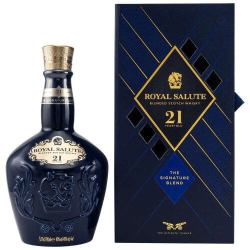Chivas Royal Salute 21 Jahre | Schottischer Blended Whisky | The Signature Blend - 40% 0.70l